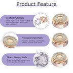 Generation 2 Replacement Heads for Flawless Facial Hair Remover Replacement Heads,Suitable for Flawless Replacement Heads Gen 2 for Flawless Facial Hair Remover for Women,As Seen On TV.(4 Pack)