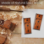 SNIGJAT Guitar Wall Hanger, 2 Pack Guitar Wall Mount, Guitar Hanger Wall Holder Stand for Acoustic Guitar, Hardwood Guitar Wall Hangers for Bass, Banjo, Mandolin, Musical Instruments Accessories