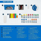 Taylor K-2006-SALT FAS-DPD, 9-in-1 Pool & Spa Test Kit, Free & Combined Chlorine, pH, Acid & Base Demand, Total Alkalinity, Calcium Hardness, Cyanuric Acid (CYA), and Chloride (Sodium Chloride).