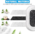 Cat Water Fountain Filters, 32 Pack Cat Fountain Filters, Cat Fountain Replacement Filters for 67oz/2L&108oz/3.2L Stainless Steel Cat Water Fountain, Pet Water Fountain Filters(16 Filters&16 Sponges)