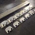 Milspin CNC Milled 3D Engraved Slide Back Plate Compatible with Glock Gen 1-5 I Made in USA (The President Trump 3D, Brass, Models G17-G41, G45)
