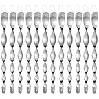 Dyvicl Reflective Scare Rods, Ornamental Spinner Deterrent Control Device for House Windows Garden Yard Outdoor, 12 Pack