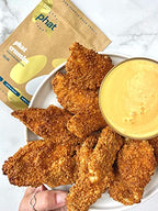 Real Phat Foods Keto Bread Crumbs - Gluten Free Bread Crumbs 1 Net Carb - Paleo, Dairy Free, Low Carb, Grain Free, Almond Flour Keto Breadcrumbs - Italian 8 Ounce (Pack of 1)