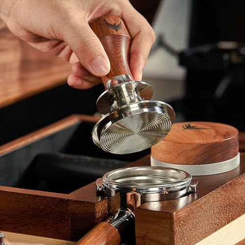 Breville Espresso Machine Accessories Set 54mm Tamping Station, Wdt, Dosing Funnel,Tamper, Puck Screen and Distribution Tool