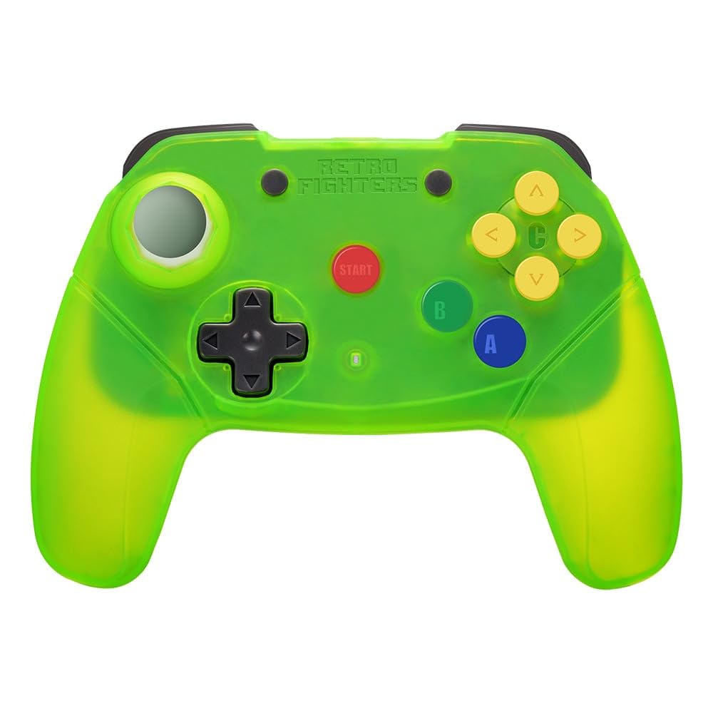 Retro Fighters Brawler64 Wireless Edition N64 Controller - Nintendo 64 - Limited Edition Extreme Green