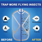 BAIMNOCM 16 Pack Refills Cartridge Compatible with Zevo Flying Insect Trap M364 M364A and Max, White