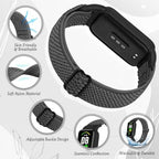 Solo Loop Elastic Nylon Bands Only Compatible with Amazfit Band 7 Straps,Soft Adjustable Stretchy Sport Replacement Strap for Amazfit Band 7 for Men Women