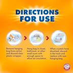 Arm & Hammer Hanging Moisture Absorber and Odor Eliminator, 16.1 oz., 6 Pack, Fragrance Free, Moisture Absorbers for Closet and Small Rooms, Long-Lasting Freshness