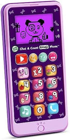 LeapFrog Chat and Count Emoji Phone, Purple
