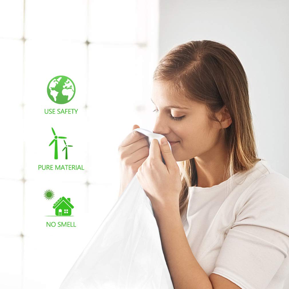 Small Trash Bags 4 Gallon 200 Counts Garbage Bags, Bathroom Trash Can Bin Liners, Small Plastic Bags for home office kitchen, fit 12-15 Liter, 3,3.5,4.5 Gal, Clear