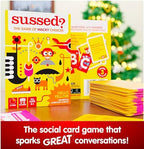 SUSSED The Wacky ‘What Would You Do?’ Social Card Game - Kids Stocking Stuffer & Family Travel Game - Fun & Easy to Play - All Ages 6 and Up - Hello Yellow Deck