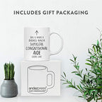 Andaz Press Funny 11oz. Ceramic Coffee Tea Mug Gift, This is What a Badass Ninja Superstar Congressional Aide Looks Like, 1-Pack