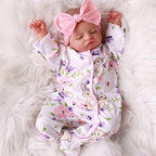 BABESIDE Lifelike Reborn Baby Dolls Girl - 20 Inch Realistic Newborn Baby Dolls with Poseable Body, Real Life Baby Dolls with Accessories for 3+ Year Old Girls Gifts, Pretend Play, Collection