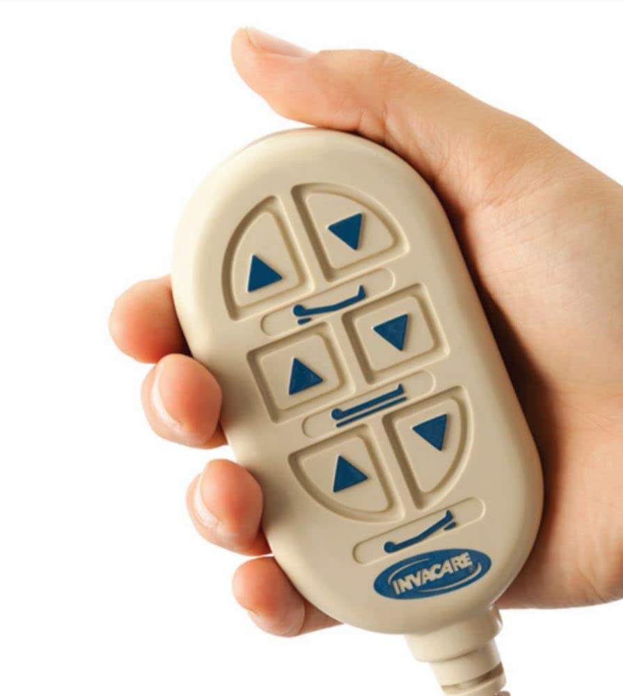 Invacare 1115290 Hospital Bed Controller, Replacement Handheld Pendant Remote for Electric Beds