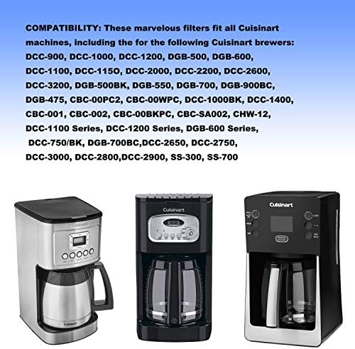 Replacement Charcoal Water Filters for Cuisinart Coffee Machines 24 Pack by Molgoc.