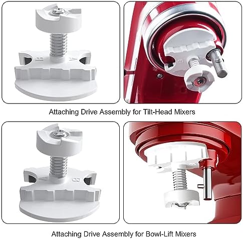 Replacement Ice Cream Maker Parts for Kitchenaid Mixer Ice Cream Maker Attachment - Drive Assembly Replacement for Kitchenaid Ice Cream Maker Rack