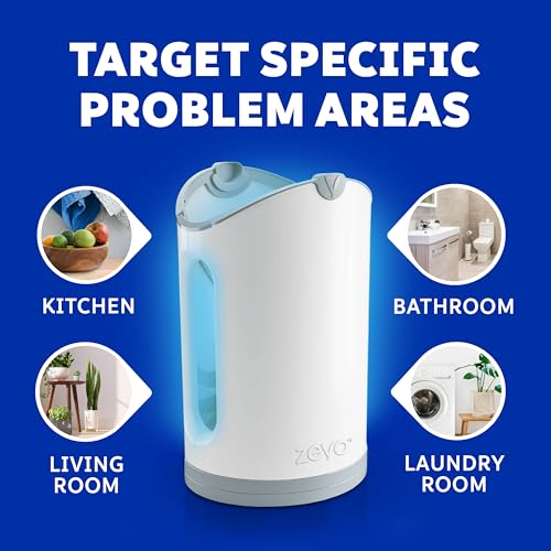 Zevo MAX Flying Insect Trap, Fly Trap Captures Houseflies, Fruit Flies, and Gnats (2 Plug-in Bases + 4 Cartridges)