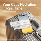 Bundle of PETLIBRO App Monitoring Cat Water Fountain with Wireless Pump, 2.5L/84oz Dockstream Pet Water Fountain for Cats Inside + 4 Packs Replacement Filters