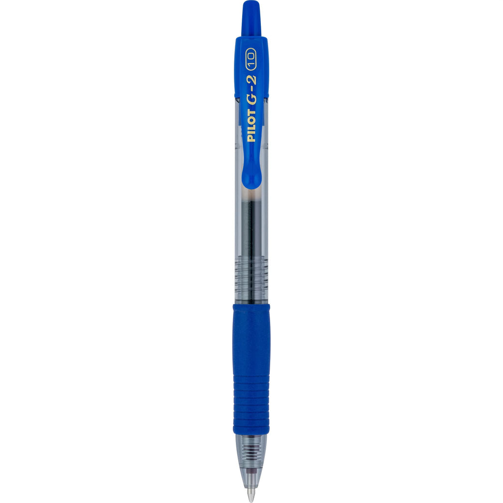 Pilot, G2 Premium Gel Roller Pens, Bold Point 1 mm, Pack of 12, Blue