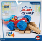 Marvel Spidey and His Amazing Friends Marvel Spidey Web Climber - 7-Inch Rev Up Motor Vehicle That Climbs Obstacles