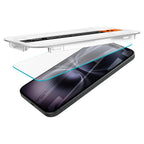 Spigen Tempered Glass Screen Protector [GlasTR EZ FIT] designed for iPhone 16 / iPhone 15 [2 Pack]