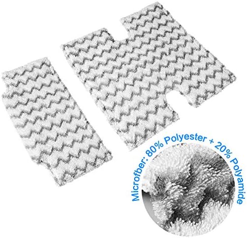 Alonyi 4 Pack Steam Mop Pads Replacement for Shark Lift-Away & Genius Steam Mop S3973 S3973D S5002 S5003 S6001 S6002 S6003 Part # XTP184 & P184WQ