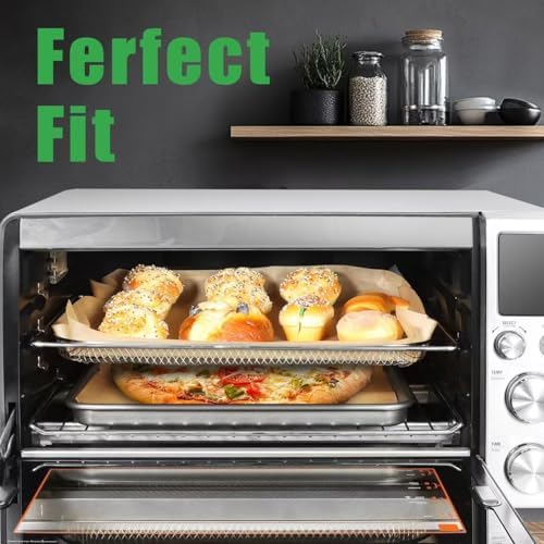 Air Fryer Accessories for Breville the Smart Oven Air Fryer Pro, Baking Set with Air Fryer Basket Pan Parchment Paper Disposable Airfryer Liner for Breville BOV900BSS