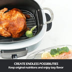 Steam and Roast Rack Compatible with Ninja Foodi Possible Cooker Pro 8.5 Qt - Custom Fit MC1000, MC1001, MC1010 Series Ninja Slow Cooker Crockpot - Chrome Coated Multicooker Accessories