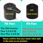 Lid Replacement Parts for Instant Pot Duo Nova 60, Ultra 60, Duo60-the Latest Version and Duo Plus 60-the Latest Version, 6 Qt Pressure Cooker Accessories
