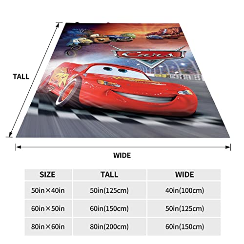 Cartoon Blanket 50"x40" Super Soft Flannel Throw Blanket Cute Lightweight Sleep Blanket Christmas Decor Gifts Blanket for Boys Girls Couch Sofa Living Room