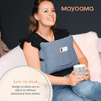MOYOAMA Post Mastectomy Pillow - Recovery After Breast Cancer Surgery, Breast Augmentation - Lightweight Post Surgery Pillow with 4 Built-in Pockets to Support Healing - Breast Cancer Gifts for Women