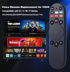 Universal Remote-Control Compatible for Vizio Smart-TV, XRT270-Remote-Bluetooth Voice Replacement Applicable with 4K Quantum Pro Vizio Smart TV V-Series M-Series and More Vizio Smart TV Models
