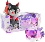 Aphmau 6” MeeMeow Plush 3-Pack, Friends Surprise Box That Includes 2 Friends Plush + 1 Exclusive Mystery Plush, Official Merch