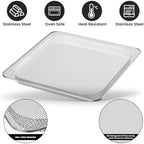 Replacement Air Fryer Basket for Ninja Foodi SP101 Air Fry Oven，Air Fryer Basket for Ninja Foodi Air Fryer Accessories,Stainless Steel Tray for Ninja Foodi SP100, SP101B1, SP101C