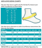 Med Spec 264014 ASO Ankle Stabilizer, Black, Medium & 264015 ASO Ankle Stabilizer, Black, Large