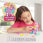 Fingerlings 2023 Interactive Baby Monkey Nursery Playset – Jas with 2-in-1 Cradle and High Chair, and 6 Accessories (Ages 5+)