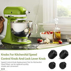 Speed Control Knob Replacement Part for KitchenAid Stand Mixer - for Lock Lever Knobs Attachment Plastic Kitchenaid Mixers Accessories, Fits for kitchen 4.5QT, 5QT, 6QT, K45, K45SS, KSM75（2 PACK)