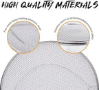 2PCS Stainless Steel Splatter Shield for Ninja Foodi FG551 Air Fryer, Splatter Screen Replacement Parts Compatible with Smart XL 6-in-1 Indoor Grill, FG550/BG500A/DG551 Accessories