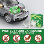 Rodent Repellent for Car Engines, Mighty Peppermint Oil to Repel Mice and Rats,Environmentally Friendly and Humane Mouse Trap for Car Engines,House,Pest Control for Indoor (Mint)