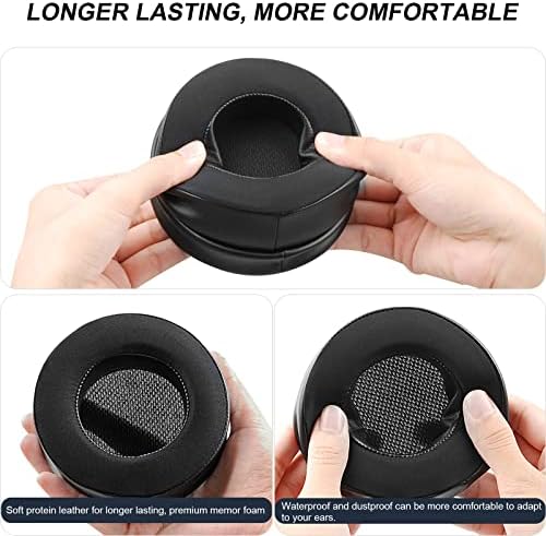 Upgrade Replacement Ear Pads Cushions for Corsair Virtuoso RGB Wireless SE XT Gaming Headset, Cooling-Gel Earpads with Softer Memory Foam, Added Thickness, Durable Protein Leather