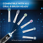Oral-B 7500 Electric Toothbrush with Replacement Brush Heads and Travel Case, Black