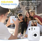 Fujifilm Instax Mini 12 Camera with Fujifilm Instant Mini Film (60 Sheets) Bundle with Deals Number One Accessories Including Carrying Case, Photo Album, Stickers (Mint Green)