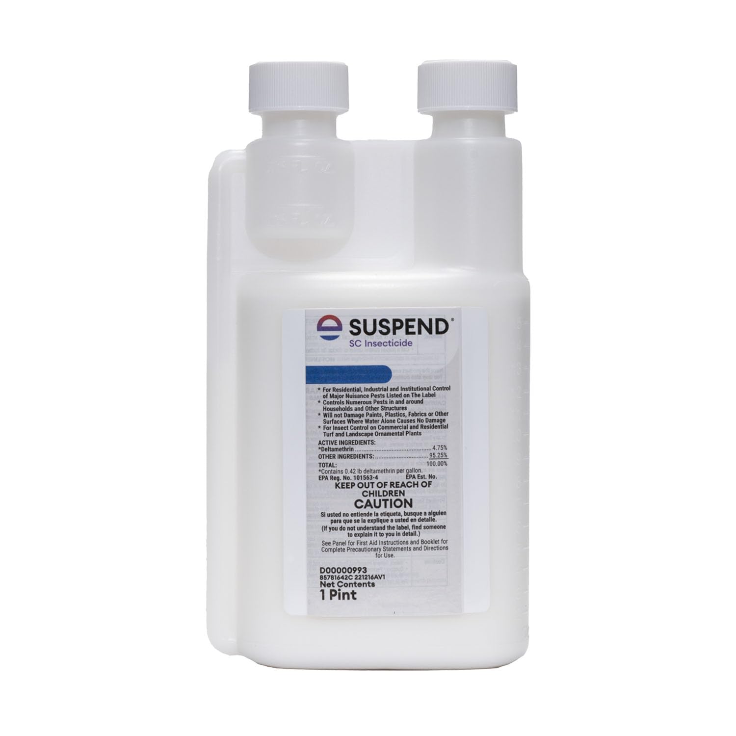 Suspend SC Insecticide 16 oz | Indoor/Outdoor Perimeter Pest Control | Deltamethrin Insecticide Concentrate | Controls Ants, Spiders, Cockroaches, and Other Common Crawling Insects | Long Residual