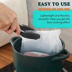 2PCS Extra Large Reusable Sous Vide Bags BPA Free Food Grade Silicone Bags for Sous Vide Cooking , Compatible with all immersion circulators, including Joule, Anova, Instant Pot Immersion Circulators and other Sous Vide Accessories(2 Pack Sous vide bags)