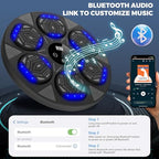LOLBOX 2024 Music Boxing Machine, Smart Bluetooth Boxing Trainer with Boxing Gloves, Boxing Wall Mount Machine for Adults Kids,Boxing Target Workout Equipment for Home, Office, Gym (Upgrade) ﻿