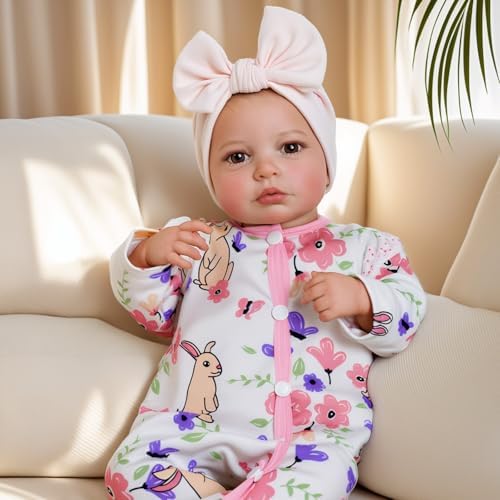 BABESIDE Reborn Baby Dolls - 20-inch Cute Soft Vinyl Realistic Baby Doll Real Life Baby Dolls with Complete Accessories Perfect for Cuddling, Playtime, and Gift Giving