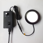 Microscope Accessories Kit for Adult 50-75mm Stereo Biological Microscope Bottom Light Lamp LED Backlight Illuminator Source 90V-240V Accessory (Size : 68mm)