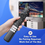 Replacement for TCL Google TV Remote Control, RC813 Compatible with TCL QM8/QM7/S5/S4/S3/Q7/Q6/Q5 4K UHD HDR LED QLED QD-MiniLED Full-HD Smart TVs