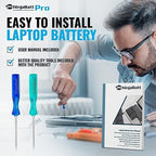 NinjaBatt A1713 A1708 Replacement Battery for MacBook Pro 13-inch – A1708 (Late 2016, Mid 2017 Years) A2159 (2019) A2289 (Mid 2020) A2338 (M1 Late 2020) – Long Lasting Performance [4781mAh/54Wh/11.4V]
