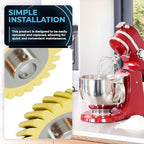 W10112253 Mixer Worm Gear Replacement Part by BlueStars – Compatible with Whirlpool & KitchenAid Mixers - Replaces 4162897 4169830 AP4295669 PS11748374 4161531 WPW10112253-4 PACKS